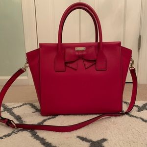 Perfect NWT Large Bright Red Kate Spade Bag!